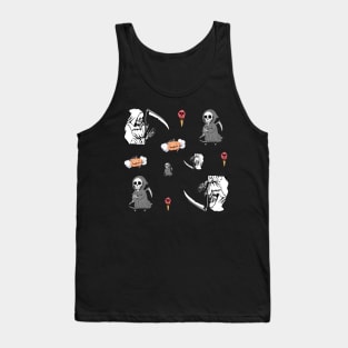 Funky ghost stickers Tank Top